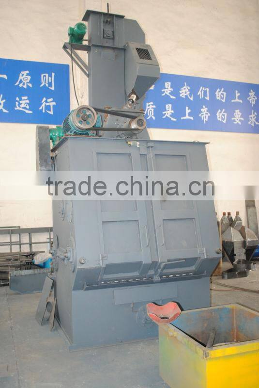 ISO Approved Q32 Bolts and Nuts Cleaning Tumblast Crawler Sandblaster