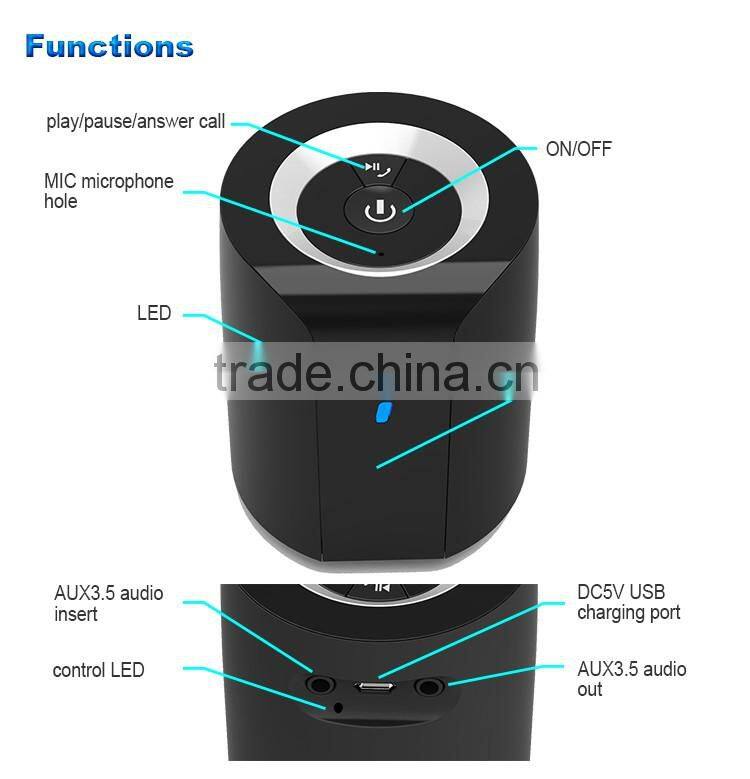 multifunction mini portable amplifier x3 bluetooth wireless vibration speaker