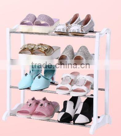 High quality stackable plastic shoe rack for sale