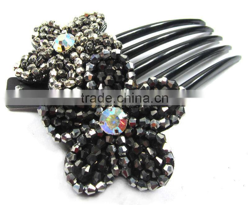 2013 Fashion Hair Accessories Elegant Flower Hair Combs, Crystal Hair Combs