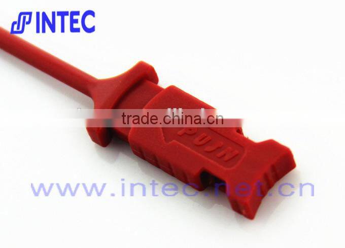 High-quality Test Hook for Logic Analyzer mini grabber SMD IC test hook clip jumper probe red I00229