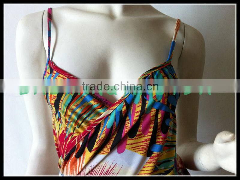 wholesale beachwear strap wrap dress
