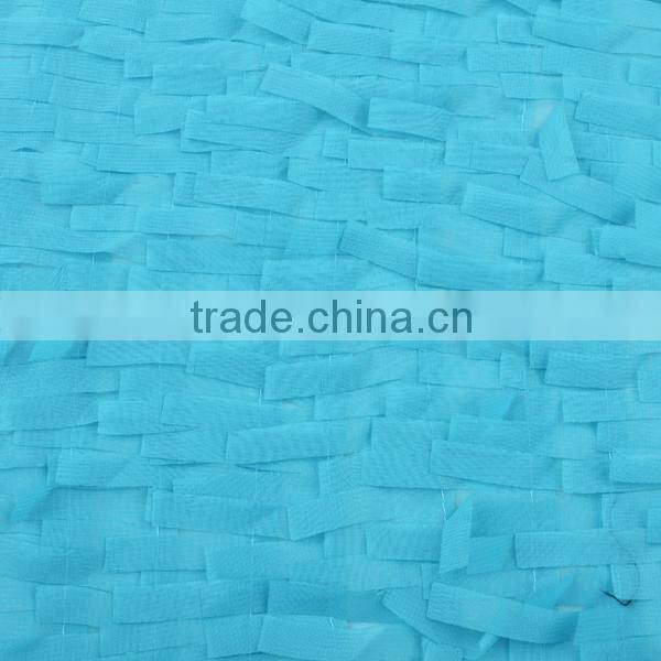 elegant shape chiffon fringe lace french silk chiffon fabric