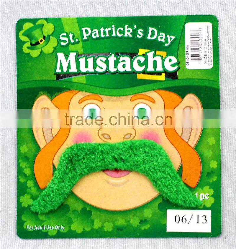 St. Patrick's Day mustache