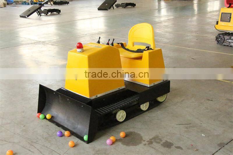 storage battery drived kids walkable bulldozer for Indoor and Ourdoor amusement park