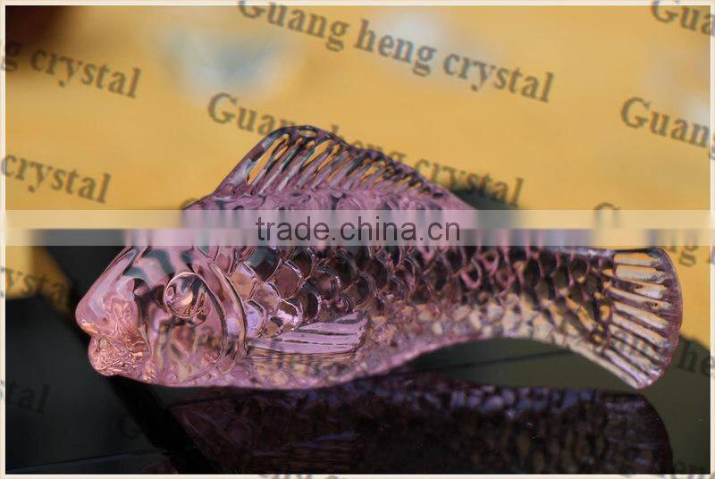 New product crystal fish decoration