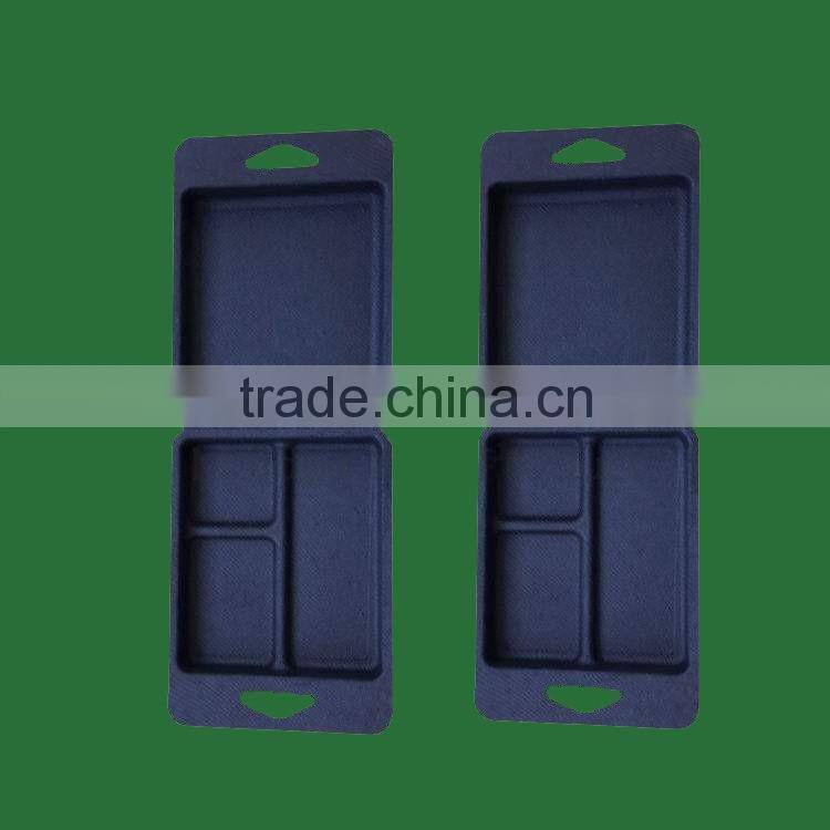 Eco-friendly Recyclable Hot Pressing Molded Bamboo Pulp Packaging