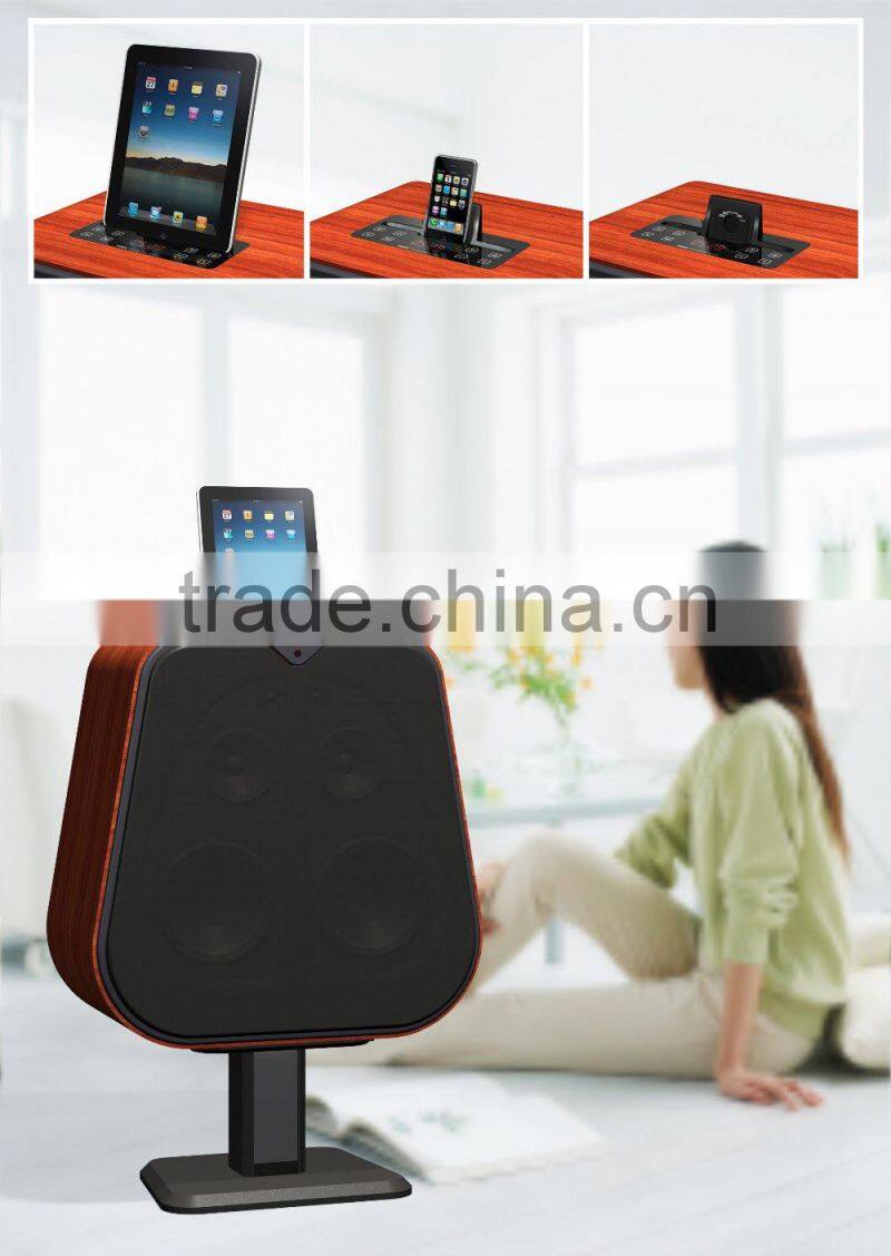 Full Function Remote control bluetooth speaker 2.1 to home theatre Porwerful Bass Output speaker