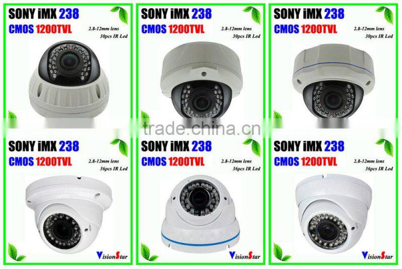Infrared Security Camera Varifocal Zoom 36pcs IR Led Camera 1200TVL Outdoor CCTV Camera