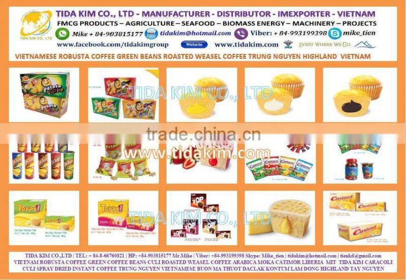 150GR PRINGLES POTATOES -EXPORTER - OREO CHOCOLATE- ORANGE STRAWBERRY TIDA KIM - COOKIES CREAM FOOD BUICUIT VIETNAM