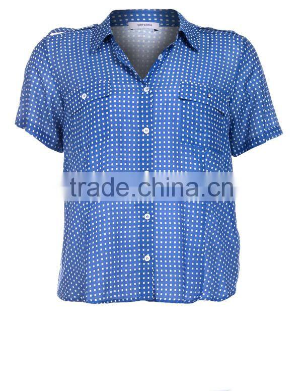 hawaiian style print linen coloured spots hawaiian shirt fabirc for hawaiian shirt