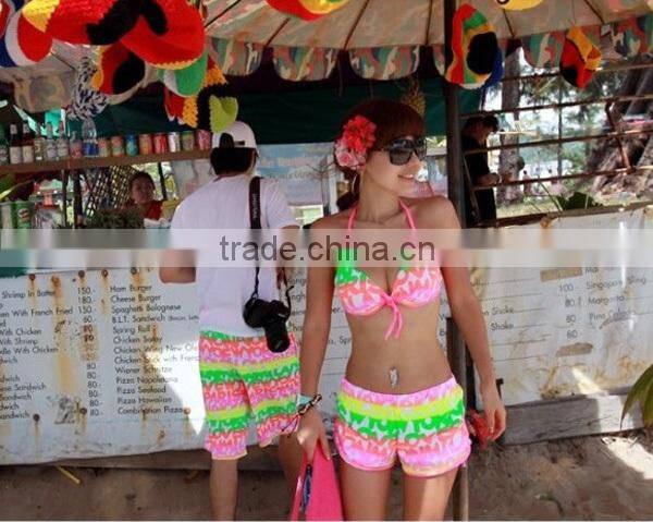 cute and kawaii printed polyester pongee fabric with printing on hot sale