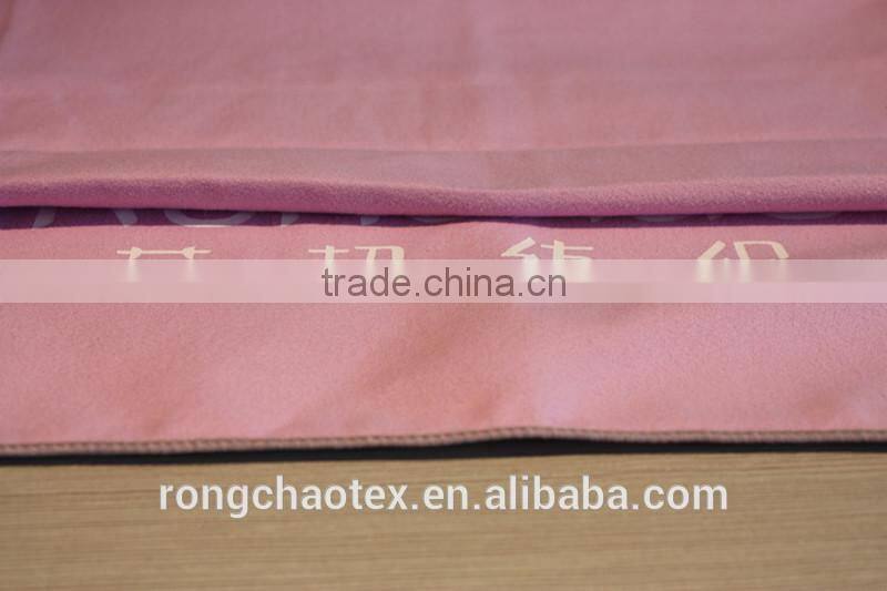 Professional printed microfiber towel micro polar fleece fabric fleece fabric with CE certificate