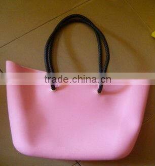 silicone tote bag Handle shopping bag