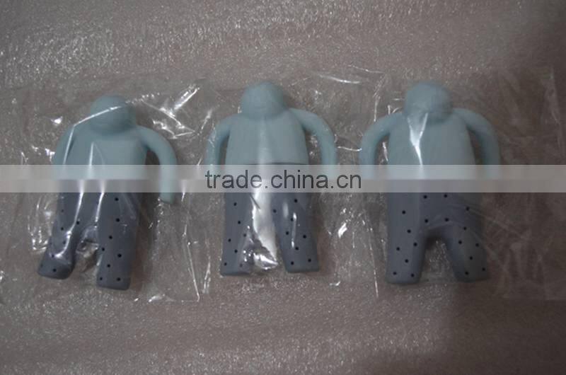 Hot-sale silicone Mr.tea infuser