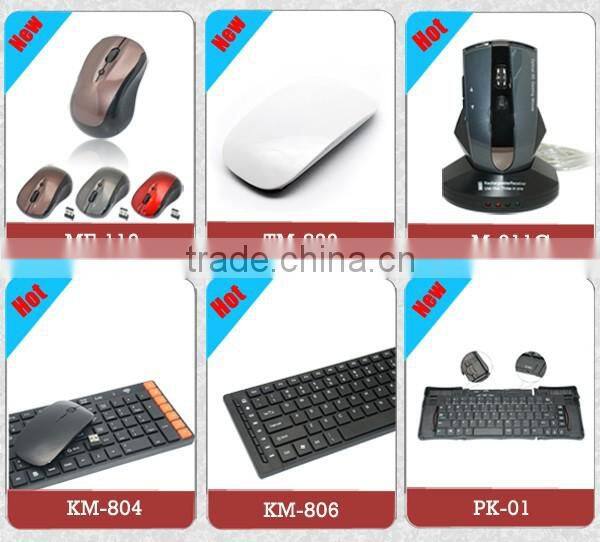 Black Wireless PowerPoint Presenter Remote Control with Air Mouse for Iphones