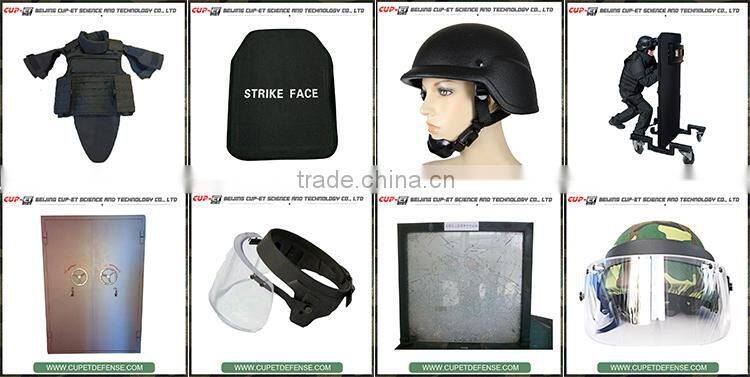 metal steel material oem NIJ Level IIIA-9mm bulletproof helmets