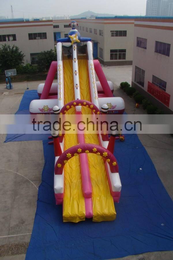 Good quality hippo water slide/ inflatable hippo slide for sale