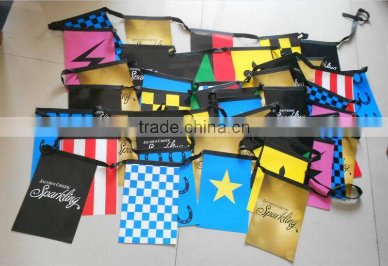 cheap custom paper flag string bunting flag banner
