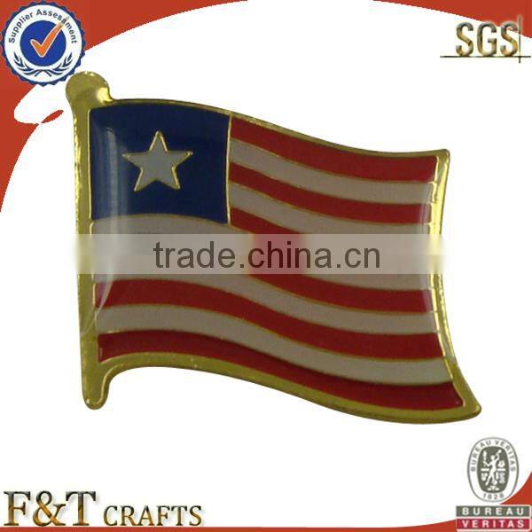 Nation Footable team badge flag pin