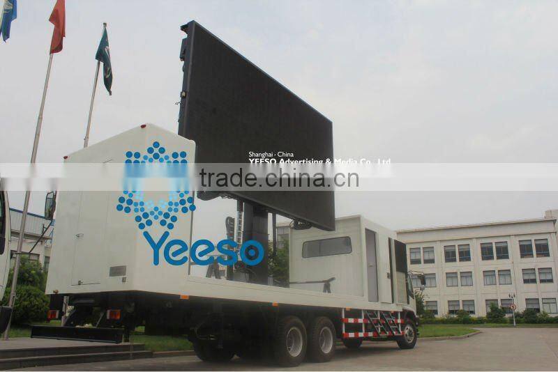 New Generation Mobile Advertising Truck, Modified LED Container for outdoor ad,events,live show Language Option French