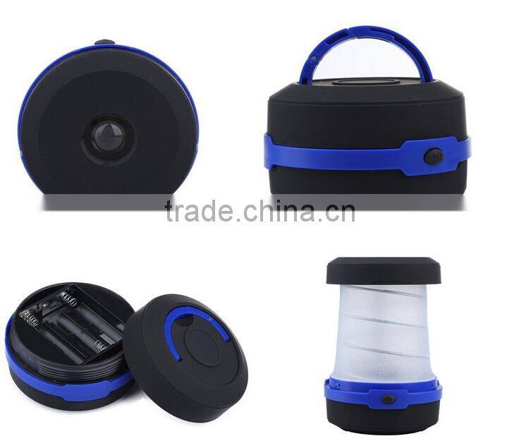 Portable Foldable Flexible Waterproof Lightweight Led Camping Lantern Emergency Flashlight