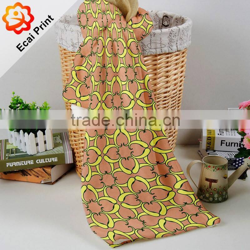 soft personalized customize heat transfer printed lady scarf