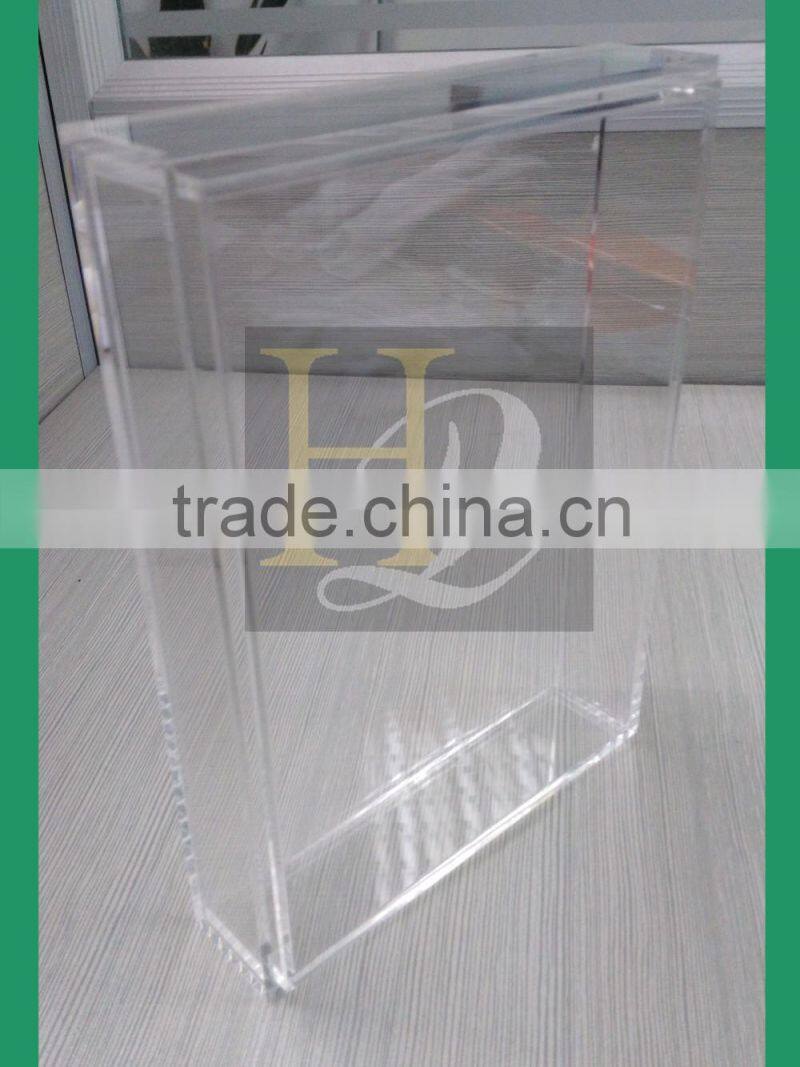 Manufacturer direct sale acrylic name card box acrylic paper box note box