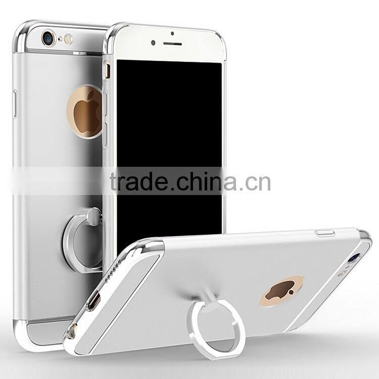 3 in 1 Combo With Holder Mobile Phone Case For iPhone 6 Plus