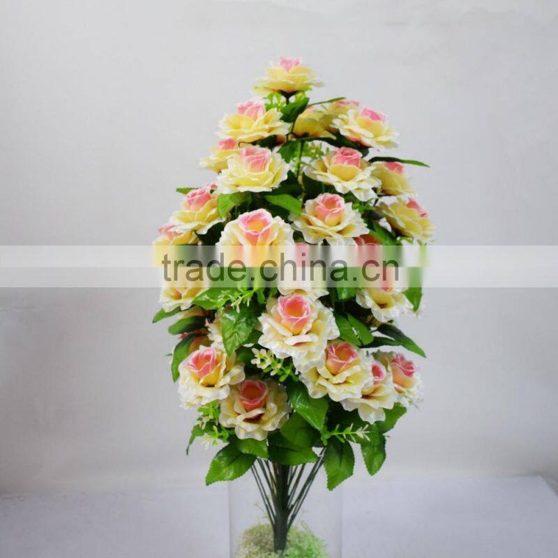 48 heads artificial roses tree cheap funeral arrangement grave flower