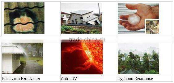 House Resin Color Stone Chip Coated Metal Butterfly Roof Tiles