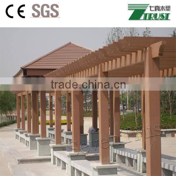 wooden composites wpc pergola, gazebo