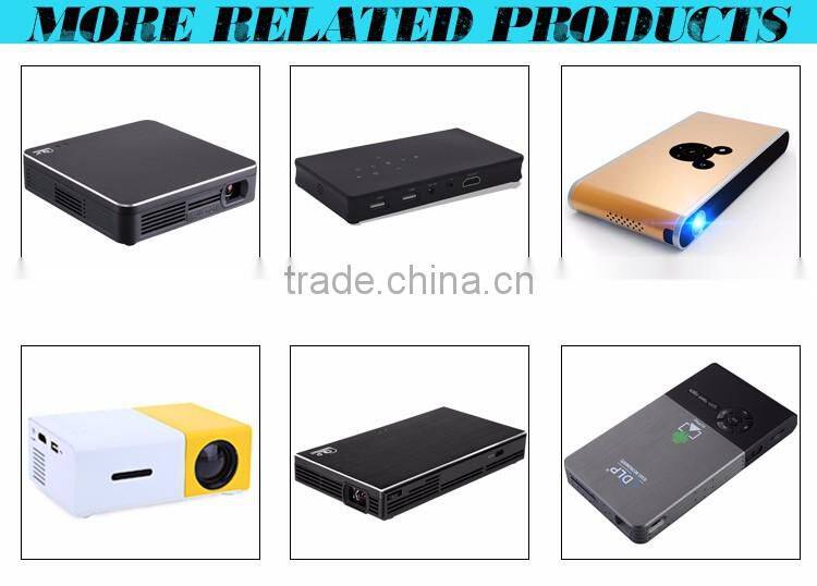 Factory Directly Mini Protable High Lumens Build In Android Smart TV Box Data Show Projector