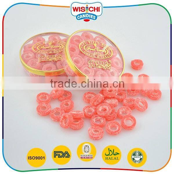 New orange flavor low sugar surface halal soft candy