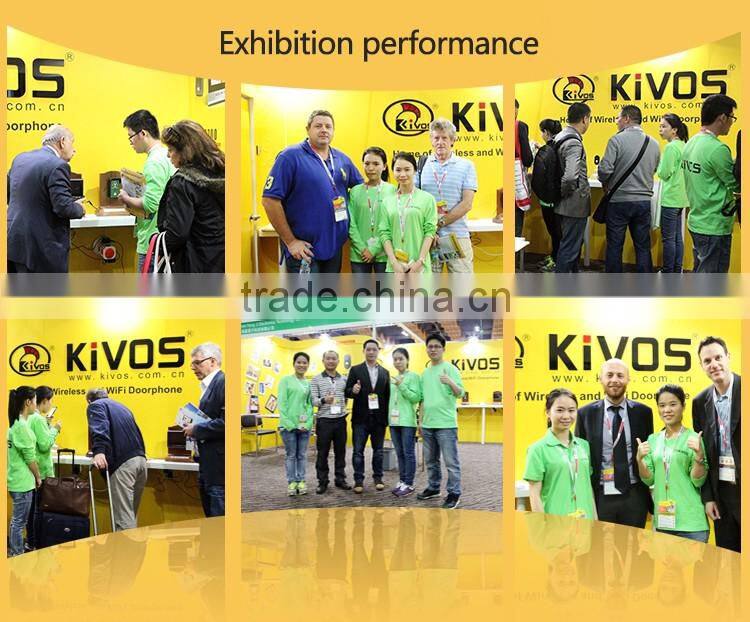 7 inch color screen shenzhen wireless doorbell video intercom