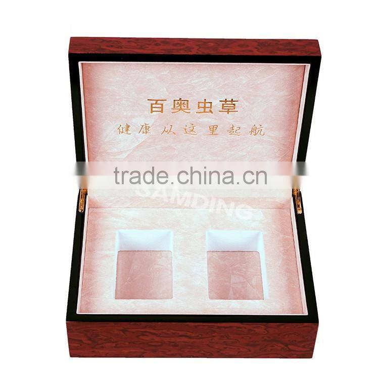 high quality wooden box for health care product food packaging box