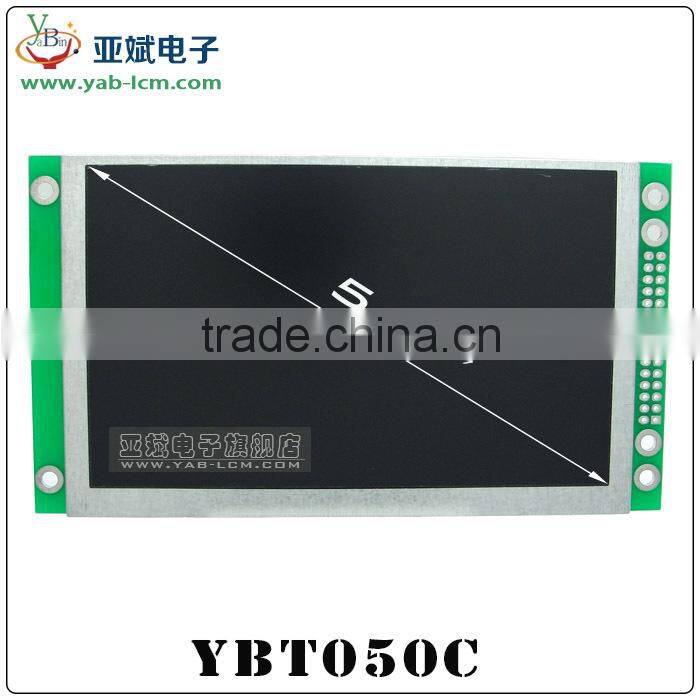 5 inch tft lcd display 30PIN 800*RGB*480