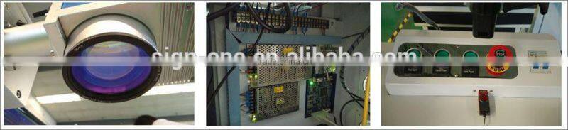 20W Metal Nameplate Fiber Laser Marking Engraving Machine
