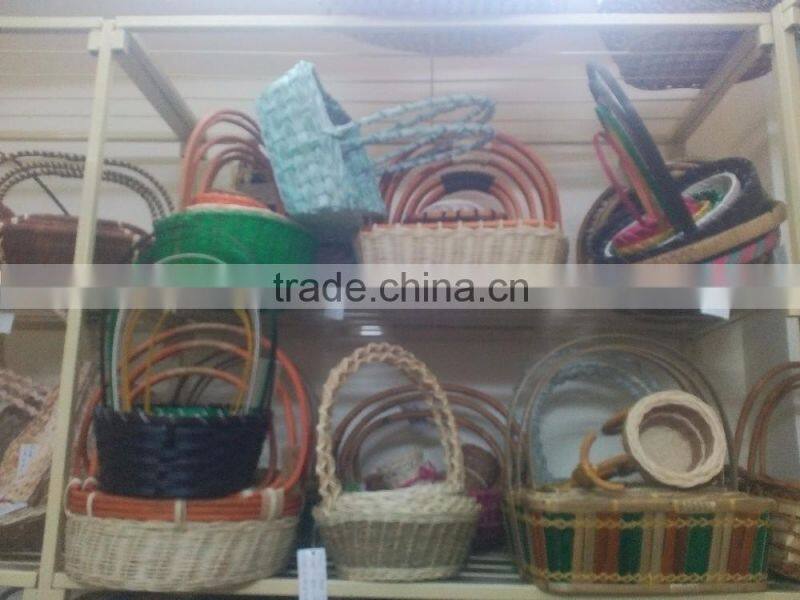 Bamboo baskets for flowers, Rattan flowers baskets