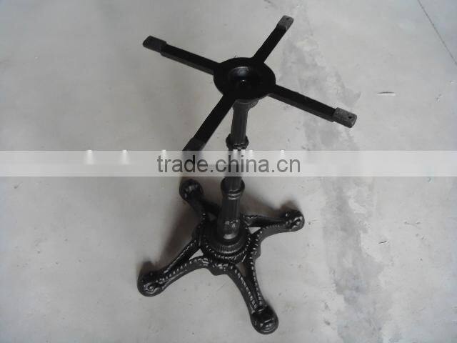 Fancy antique dining room cast iron table base for patio F31