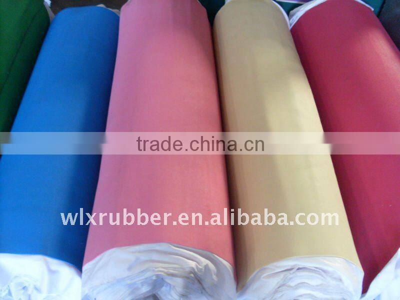 Rubber mouse pad roll material, rubber with glue,sticky rubber material