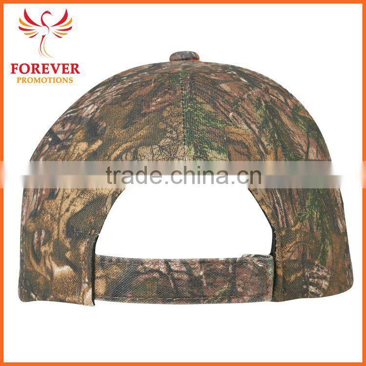 Hot Selling Caps Custom Logo Print Oak Tree Camouflage Print Baseball Cap