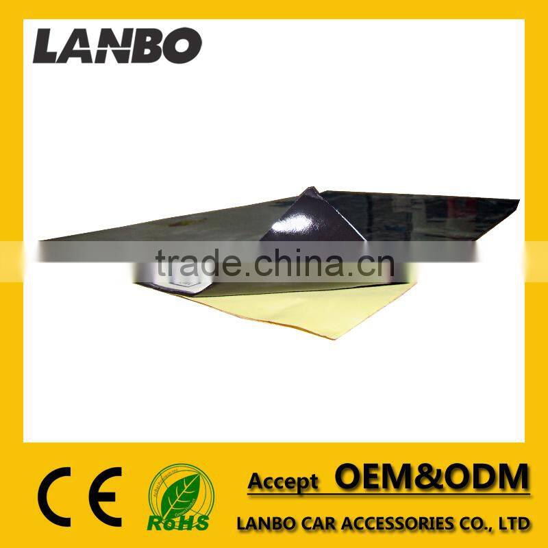 Black Buty+Sliver aluminuml good sticky car sound deadening material
