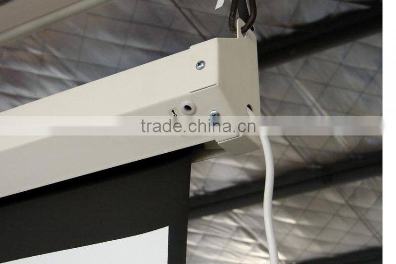 100"(16:9) Remote Electric Wall Mount Projector Screen