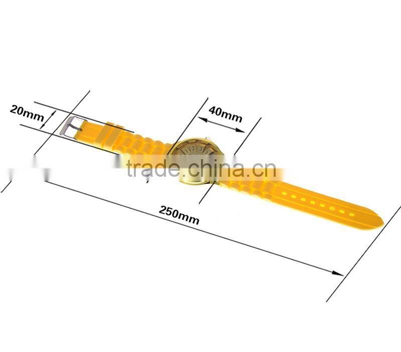 Colorful Silicone Jelly Gel Sport Wrist Watch, Chic Unisex Sports Wrist Watches Wholesale