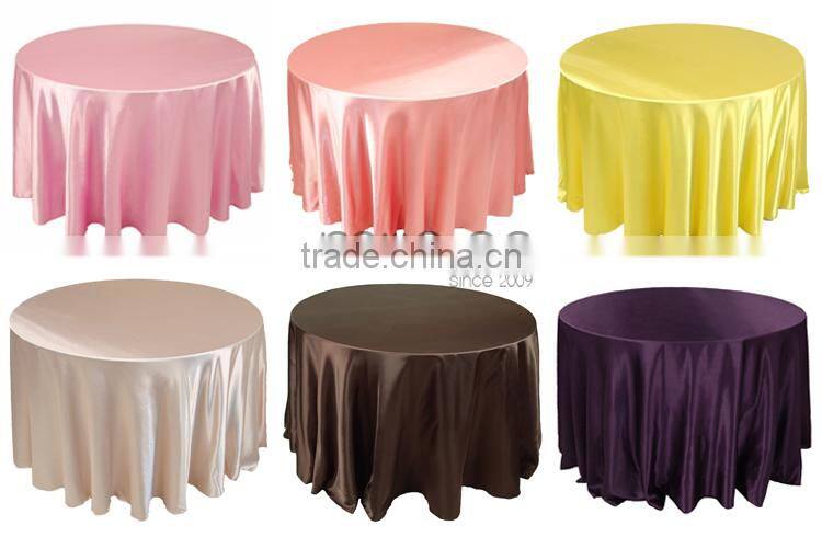 Satin table overlay