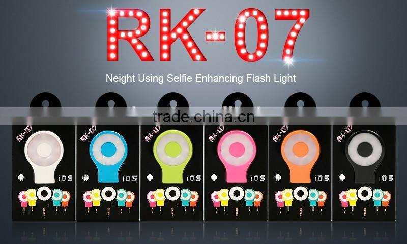 China Factory Mini 8 LED Portable Selfie Light Mobile Phone Camera Flash Using At Night