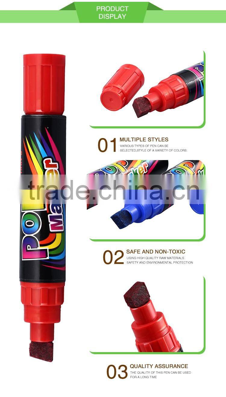 Factory direct sale multi-color ink waterproof easy erase permanent marker