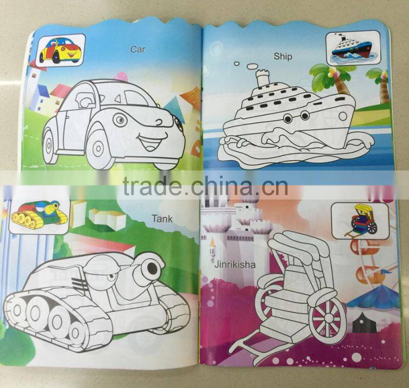 2016 new-model eco-friendly high quality recycled paper coloring books