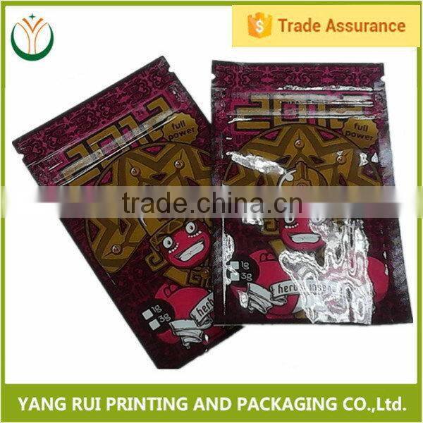 Good quality Top Grade Hotsell thunder herbal incense bag